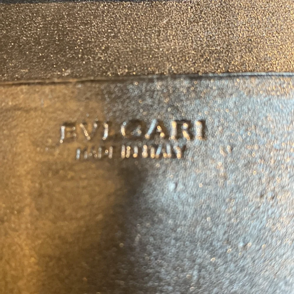 Bvlgari Black Leather Vintage key case/2 card holder - Picture 6 of 11